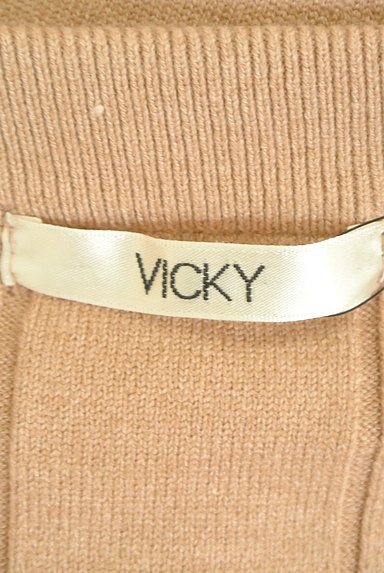 VICKY（ビッキー）の古着「ベルト付きニットワンピース（ワンピース・チュニック）」大画像６へ