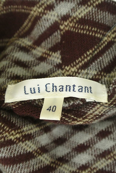 LUI CHANTANT（ルイシャンタン）の古着「チェック柄タートルネックニット（ニット）」大画像６へ