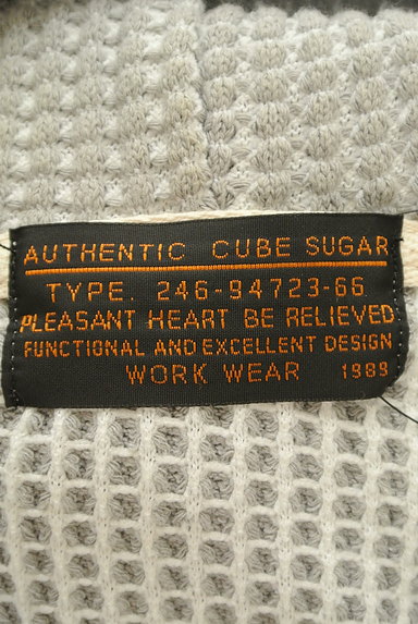 CUBE SUGAR（キューブシュガー）の古着「でこぼこワッフルパーカー（スウェット・パーカー）」大画像６へ
