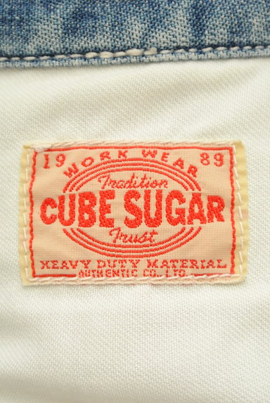 CUBE SUGAR（キューブシュガー）の古着「ヴィンテージライクなデニムシャツ（カジュアルシャツ）」大画像６へ