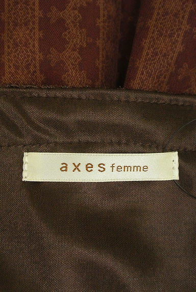 axes femme（アクシーズファム）の古着「アンティーク柄クラシカルワンピ（ワンピース・チュニック）」大画像６へ