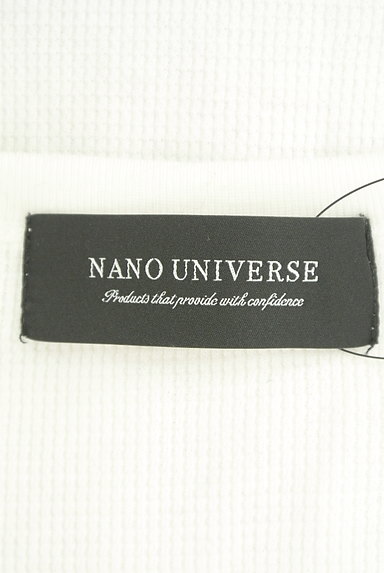 nano・universe（ナノユニバース）の古着「ベーシックワッフルカットソー（カットソー・プルオーバー）」大画像６へ