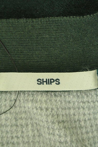 SHIPS（シップス）の古着「ウッド調ボタンの切替カーディガン（カーディガン）」大画像６へ
