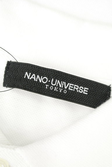 nano・universe（ナノユニバース）の古着「ワンポイント刺繍ポロシャツ（ポロシャツ）」大画像６へ