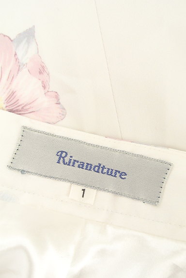 Rirandture（リランドチュール）の古着「膝上丈花柄タックフレアスカート（ミニスカート）」大画像６へ