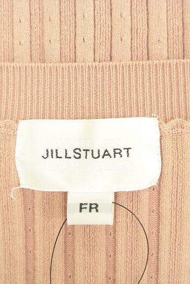 JILL by JILLSTUART（ジルバイジルスチュアート）の古着「キーネックリブニットカーディガン（カーディガン・ボレロ）」大画像６へ