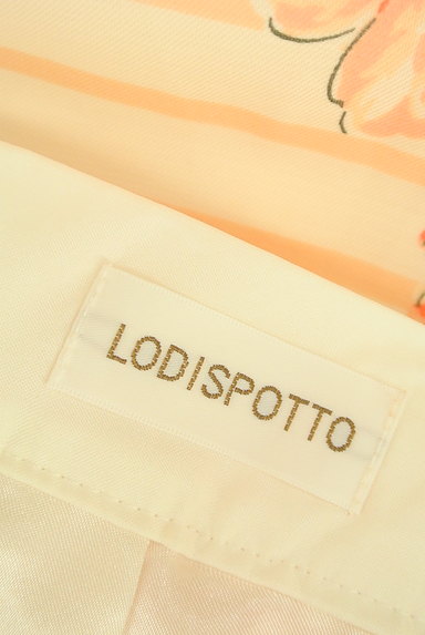 LODISPOTTO（ロディスポット）の古着「ボーダー×花柄フレアミニスカート（ミニスカート）」大画像６へ