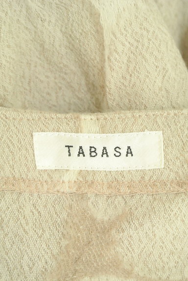 TABASA（タバサ）の古着「凹凸花柄起毛フレアミニワンピース（ワンピース・チュニック）」大画像６へ