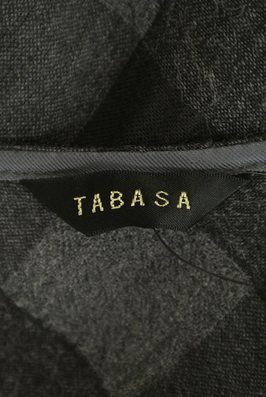 TABASA（タバサ）の古着「チェック柄起毛ワンピース（ワンピース・チュニック）」大画像６へ