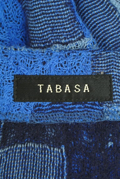TABASA（タバサ）の古着「凹凸格子編みミニワンピース（ワンピース・チュニック）」大画像６へ