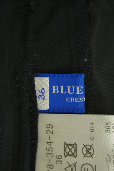 BLUE LABEL CRESTBRIDGE（ブルーレーベル・クレストブリッジ）の古着「チェックスリット裾ワイドパンツ（パンツ）」大画像６へ