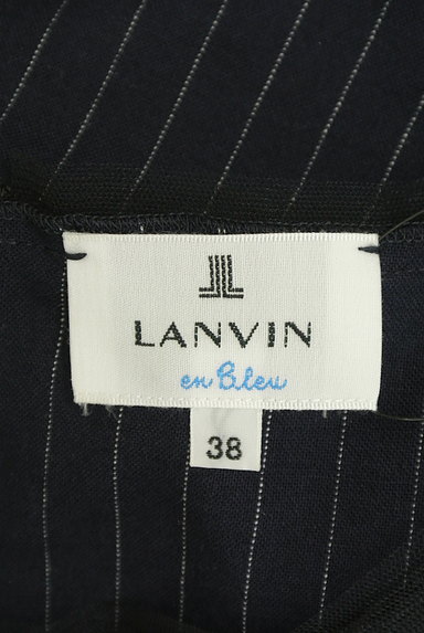 LANVIN en Bleu（ランバンオンブルー）の古着「ウエストリボン起毛カットソー（カットソー・プルオーバー）」大画像６へ