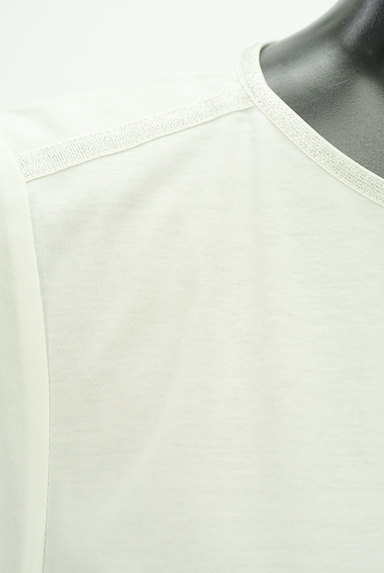 LEILIAN（レリアン）の古着「シンプル白Tシャツ（Ｔシャツ）」大画像４へ