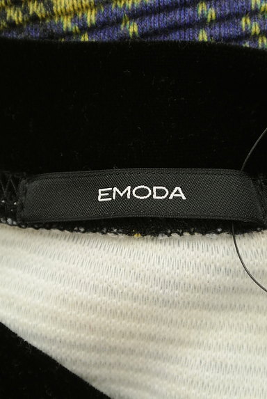 EMODA（エモダ）の古着「チェック柄カットソー（カットソー・プルオーバー）」大画像６へ