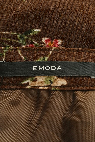 EMODA（エモダ）の古着「アシンメトリー花柄ロングワンピース（キャミワンピース）」大画像６へ