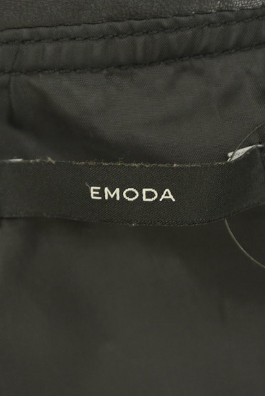 EMODA（エモダ）の古着「ラムレザーライダースジャケット（ブルゾン・スタジャン）」大画像６へ