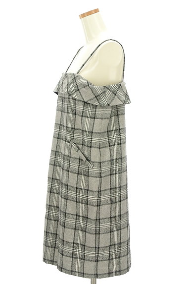Couture Brooch（クチュールブローチ）の古着「チェック柄キャミワンピース（キャミワンピース）」大画像３へ