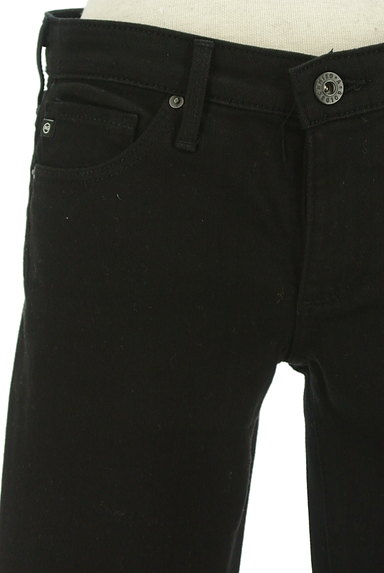 AG jeans（エージー）の古着「ストレッチブラックストレートパンツ（デニムパンツ）」大画像４へ