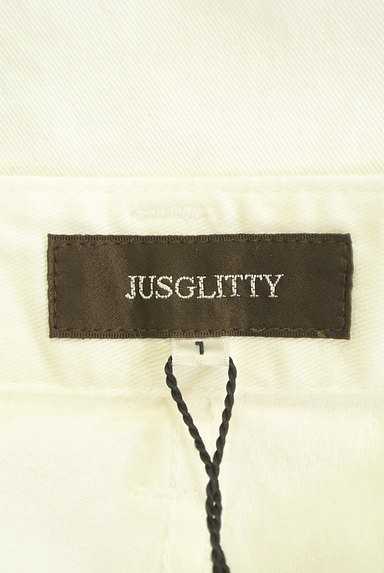 JUSGLITTY（ジャスグリッティー）の古着「美ラインスキニー白デニムパンツ（デニムパンツ）」大画像６へ