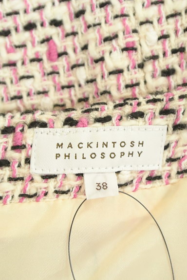 MACKINTOSH PHILOSOPHY（マッキントッシュ フィロソフィー）の古着「ツイード美ラインワンピース（ワンピース・チュニック）」大画像６へ