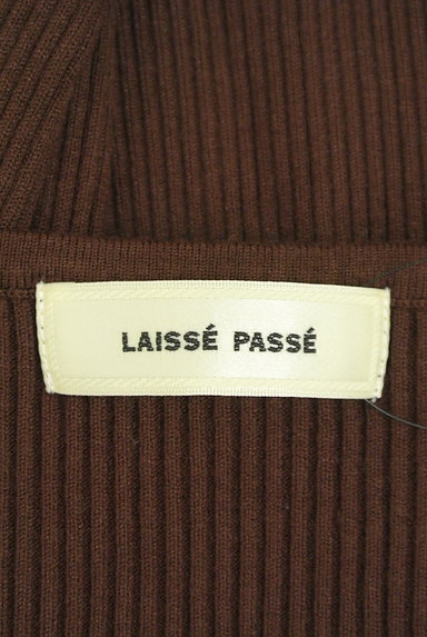 LAISSE PASSE（レッセパッセ）の古着「刺繍Vネックリブニット（ニット）」大画像６へ