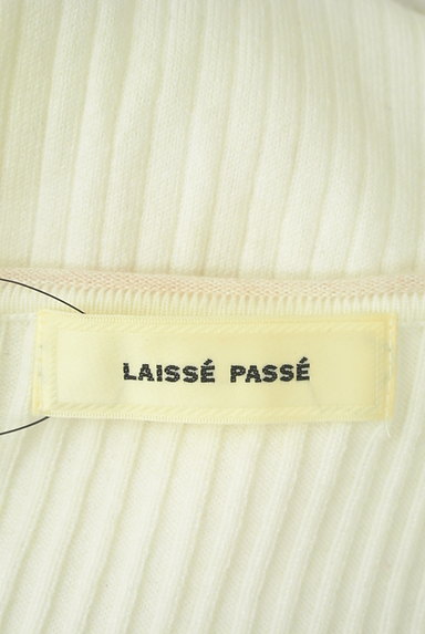 LAISSE PASSE（レッセパッセ）の古着「ツイードフレア切替リブワンピ（ワンピース・チュニック）」大画像６へ