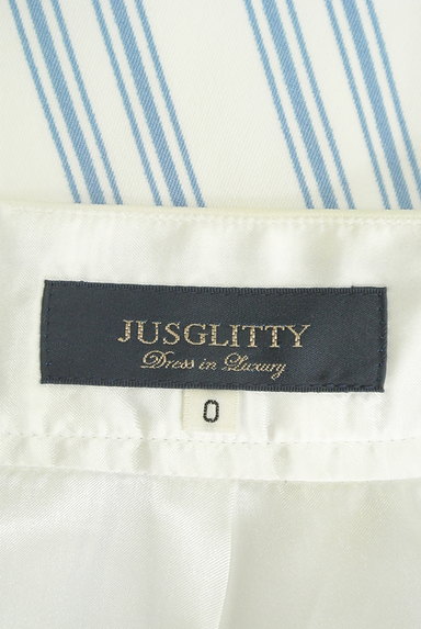 JUSGLITTY（ジャスグリッティー）の古着「大人のボタンストライプスカート（ロングスカート・マキシスカート）」大画像６へ