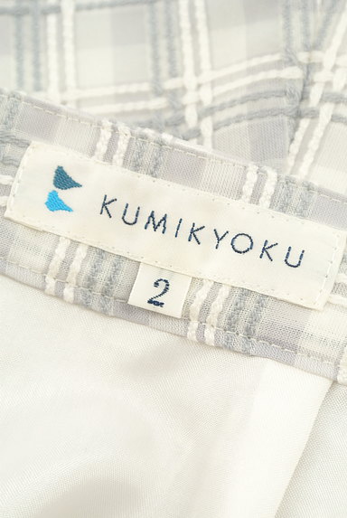 KUMIKYOKU（組曲）の古着「ドッキングベルトチェック柄スカート（スカート）」大画像６へ