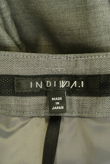 INDIVI V.A.I（インディヴィヴァイ）の古着「センタープレステーパードパンツ（パンツ）」大画像６へ