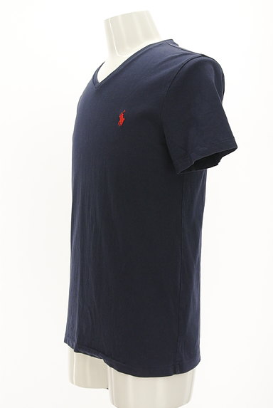 Polo Ralph Lauren（ポロラルフローレン）の古着「ワンポイント刺繍VネックTシャツ（Ｔシャツ）」大画像３へ