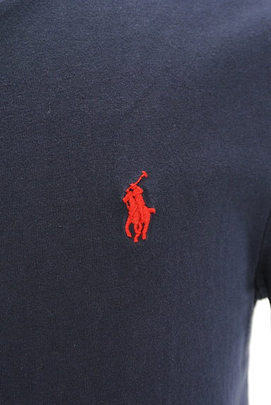 Polo Ralph Lauren（ポロラルフローレン）の古着「ワンポイント刺繍VネックTシャツ（Ｔシャツ）」大画像４へ
