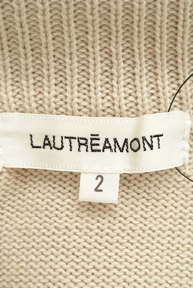 LAUTREAMONT（ロートレアモン）の古着「オープンカラーニットトップス（ニット）」大画像６へ