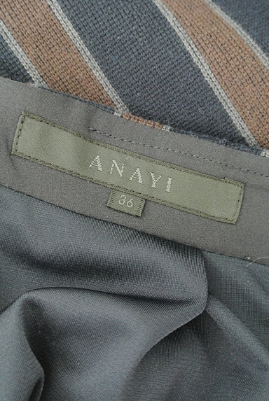 ANAYI（アナイ）の古着「膝丈ストライプ柄タイトスカート（スカート）」大画像６へ