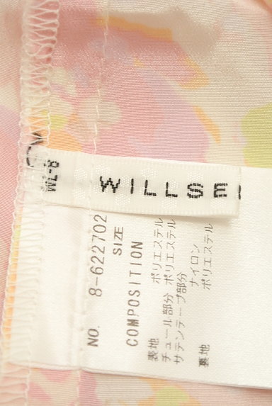 WILLSELECTION（ウィルセレクション）の古着「花柄チュールギャザーミニスカート（ミニスカート）」大画像６へ