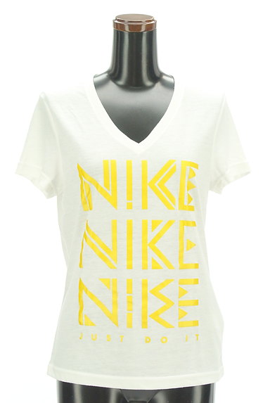 NIKE（ナイキ）の古着「メタリックプリントVネックTシャツ（Ｔシャツ）」大画像１へ