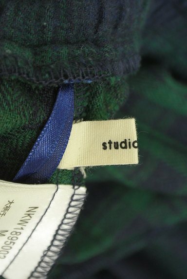 studio CLIP（スタディオクリップ）の古着「チェック柄切替ミモレ丈スカート（ロングスカート・マキシスカート）」大画像６へ