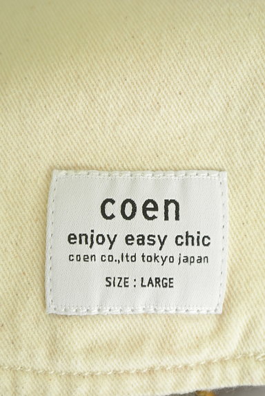 coen（コーエン）の古着「シンプルコットン混パンツ（パンツ）」大画像６へ