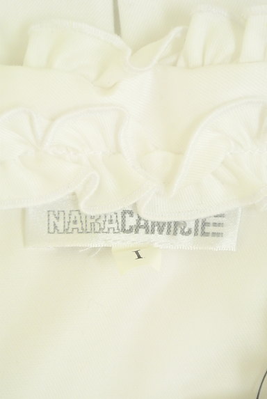 NARA CAMICIE（ナラカミーチェ）の古着「７分袖フリル襟ギャザーシャツ（カジュアルシャツ）」大画像６へ