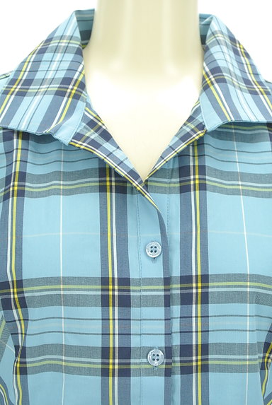 NARA CAMICIE（ナラカミーチェ）の古着「チェック柄美ラインシャツ（カジュアルシャツ）」大画像４へ