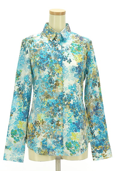 NARA CAMICIE（ナラカミーチェ）の古着「カラー花柄プリントシャツ（カジュアルシャツ）」大画像１へ