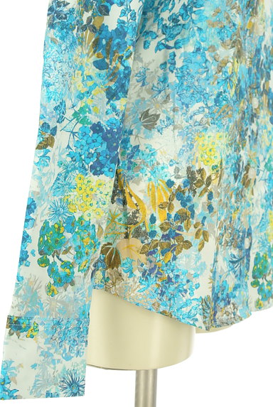 NARA CAMICIE（ナラカミーチェ）の古着「カラー花柄プリントシャツ（カジュアルシャツ）」大画像５へ