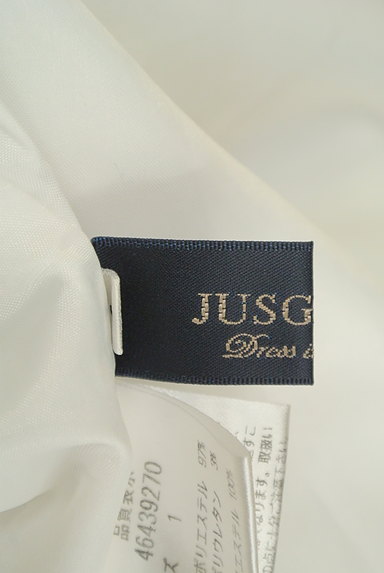 JUSGLITTY（ジャスグリッティー）の古着「ニュアンス花柄タックタイトスカート（スカート）」大画像６へ