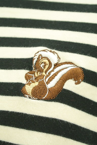 SM2（サマンサモスモス）の古着「ディズニー刺繍ボーダーカットソー（カットソー・プルオーバー）」大画像４へ