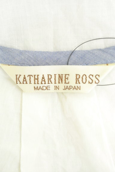 KATHARINE ROSS（キャサリンロス）の古着「前リボン縁取りフレンチカットソー（カットソー・プルオーバー）」大画像６へ