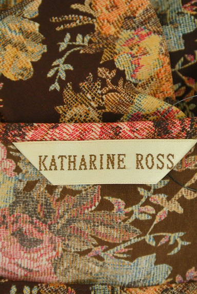 KATHARINE ROSS（キャサリンロス）の古着「花柄七分袖プルオーバー（ブラウス）」大画像６へ