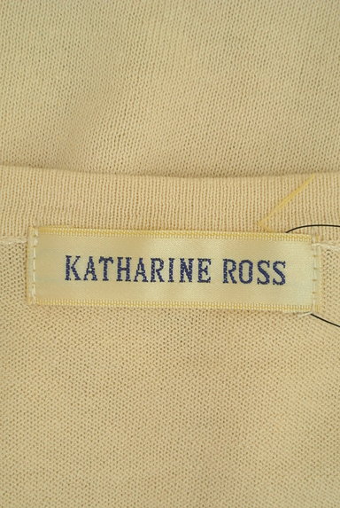 KATHARINE ROSS（キャサリンロス）の古着「テープ刺繍Vネックカーディガン（カーディガン・ボレロ）」大画像６へ
