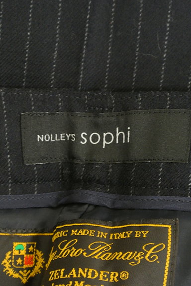 NOLLEY'S sophi（ノーリーズソフィ）の古着「ウールストライプテーパードパンツ（パンツ）」大画像６へ