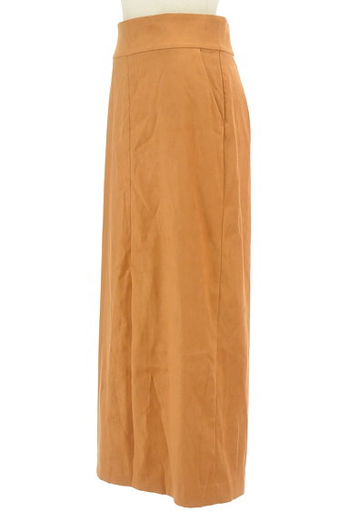 UNITED ARROWS（ユナイテッドアローズ）の古着「スウェードタイトロングスカート（ロングスカート・マキシスカート）」大画像３へ
