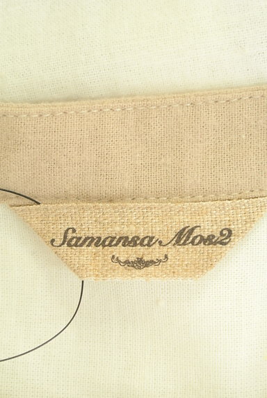 SM2（サマンサモスモス）の古着「ナチュラルバンドカラーロングシャツ（カジュアルシャツ）」大画像６へ