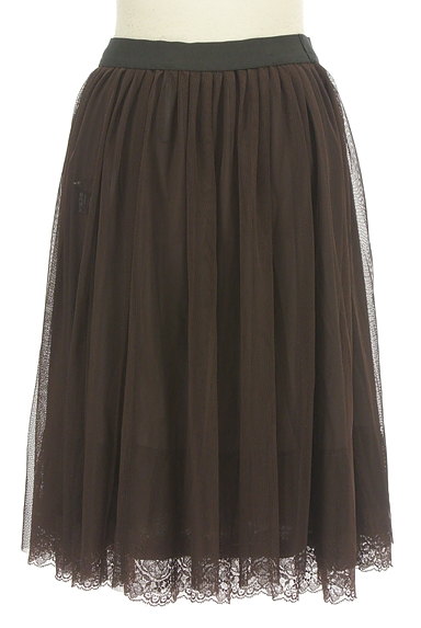 LOUNIE（ルーニィ）の古着「裾レースチュールスカート（スカート）」大画像２へ